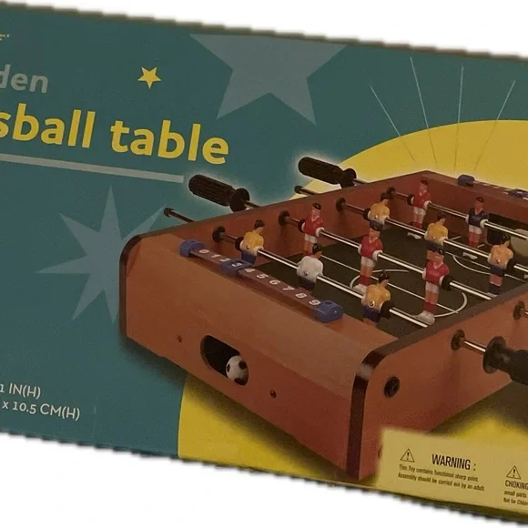 Premium Foosball Table with Black and Brown Finish - Picture 7 of 7